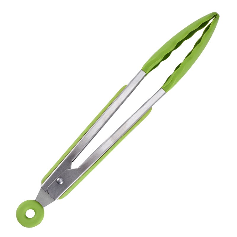 Accesorios de panadería pinzas para alimentos de acero inoxidable accesorios de Cocina Barbacoa utensilios de cocina accesorios de cocina: Green