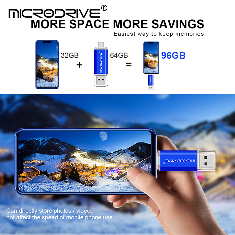 Highspeed type-c USB flash drives 1GB 2GB 4GB 8GB 16GB pendrive usb stick 64GB 32GB 128GB 256GB pen drive USB flash jump drives
