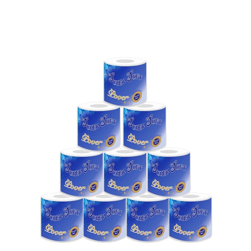 Soft Toilet Paper Bath Tissue Household Wood Pulp Lint-free Cleaning Paper Comfortable Sanitary Toilet Paper Tissue