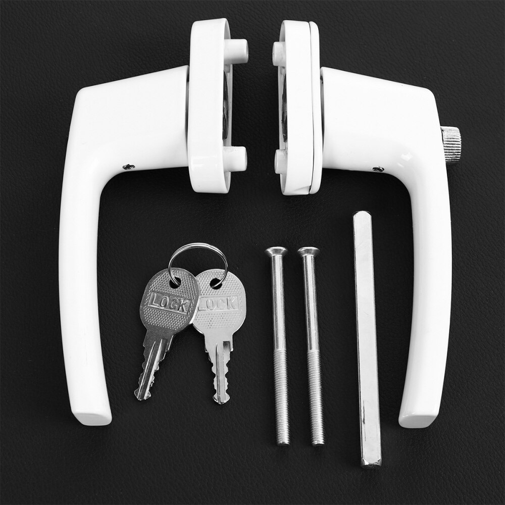 Two-end Lever Lock Thickened Crank Handle with Keys for Door Window