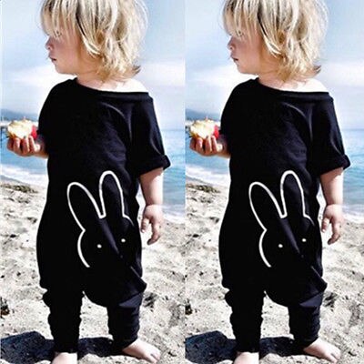 Summer Newborn Kids Baby Boy Girl Cotton Rabbit Romper Jumpsuit