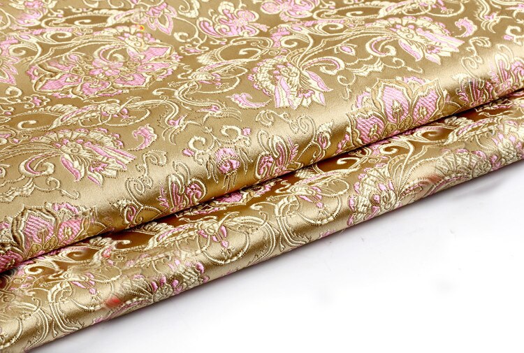 75 x 50cm brokade silke stof damask jacquard tøj kostume polstring møbler gardin tøj materiale patchwork: 1