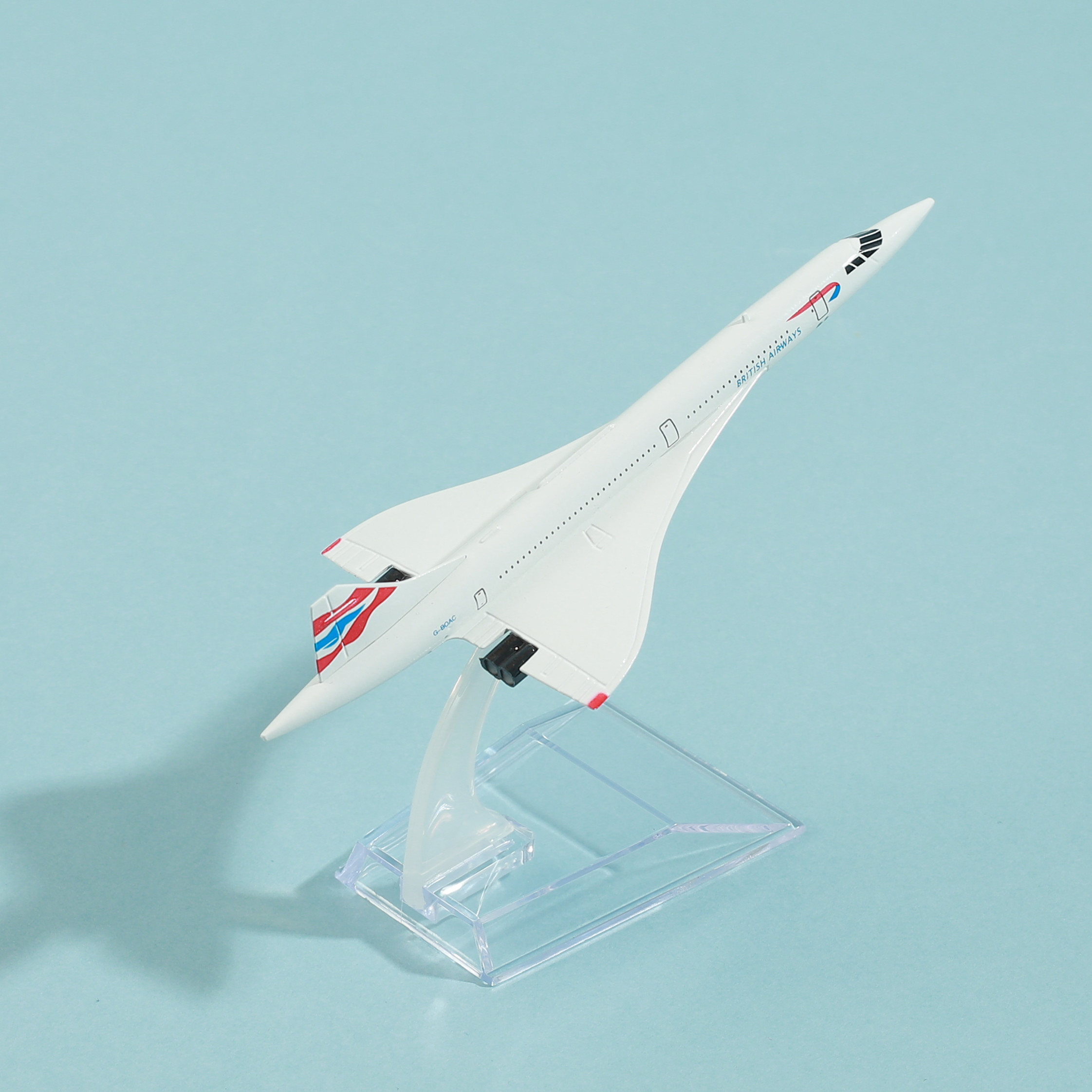 British spo2 Concorde Aircraft Model 6 pollici Aviation Metal Diecast Home Office Ornament giocattoli in miniatura