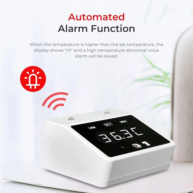 Forehead Ear Non-Contact Infrared Baby Thermometer LCD Body Temperature Fever Digital IR Measurement for Baby Adults