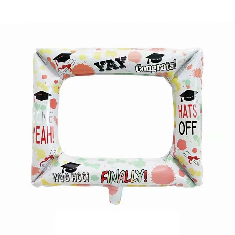 twórczy zdjęcie ramka urodziny impreza balon zdjęcie ramka ślub Modeling rekwizyty Dzieci dorosły zabawny ukończenie szkoły zdjęcie poza dekoracyjny: S7  Balloon