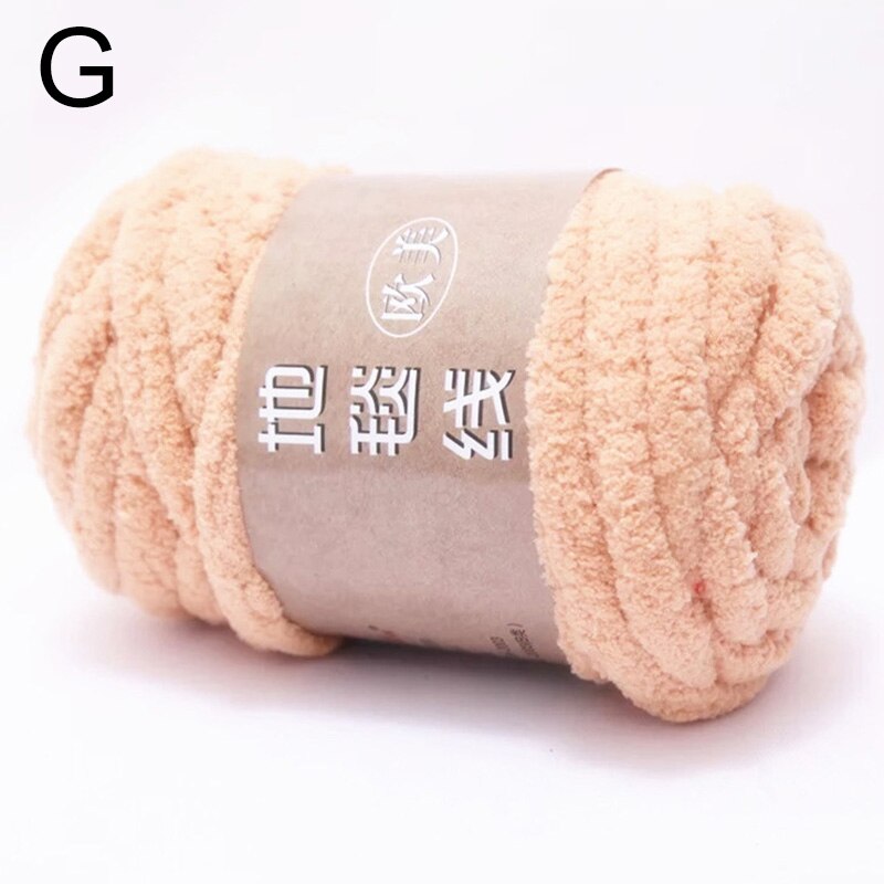 Lana ciniglia in velluto di peluche spesso super morbido e volumoso, maglia calda, filato tutto'uncinetto, coperta fai da te, sciarpa, 250 g * 2 pezzi = 500 g