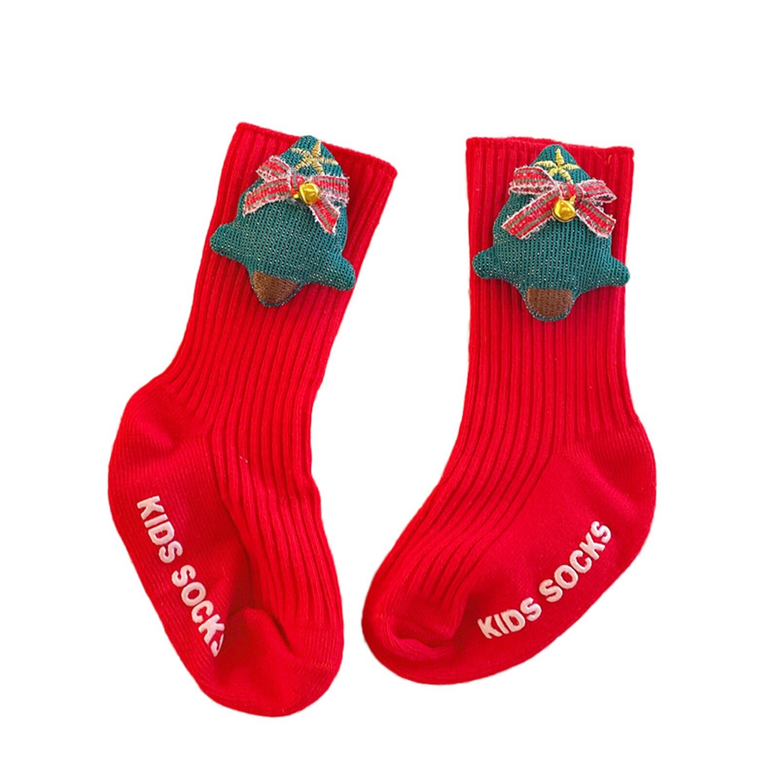 1 Paar Winter Baby Katoenen Sokken Kids Meisjes Jongens 3D Cartoon Sneeuwvlok Elanden Kerstman Kerst Beer Goedkope Stuff kleding: B / 2-4 Y