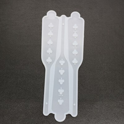 1 pc handwaaier siliconen mal uv epoxyhars voor het maken van sieraden, bladwijzers, handgemaakte decoratieve gereedschappen, kristal epoxy diy siliconen mal: D