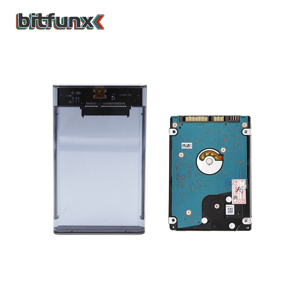 Bitfunx PS2 FMCB Card for USB games+2.5''SATA HDD Hard Disk Drive with PS2 games in Hard Disk Case USB3.0