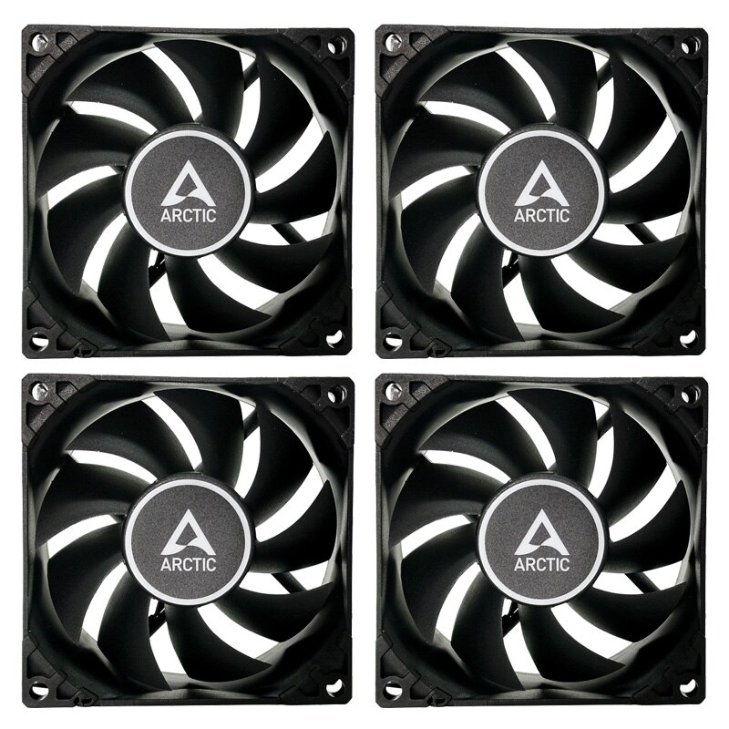 Arctic F8 Pwm REV.2 Computer Case 8Cm Fan 4Pin Pmw Temperatuurregeling Passen 80Mm Cooler Master: 4pcs