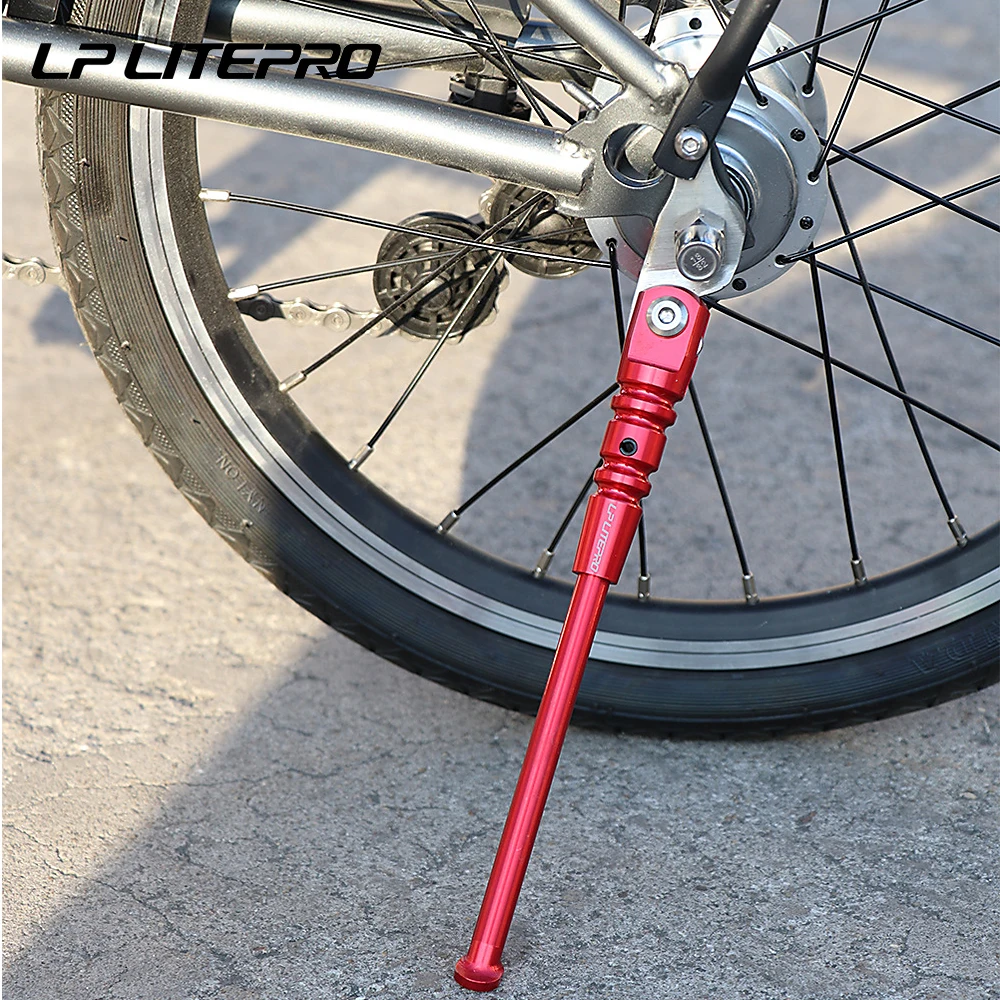 Soporte de bicicleta de aleación de aluminio LP Litepro para soporte de bicicleta plegable Brompton