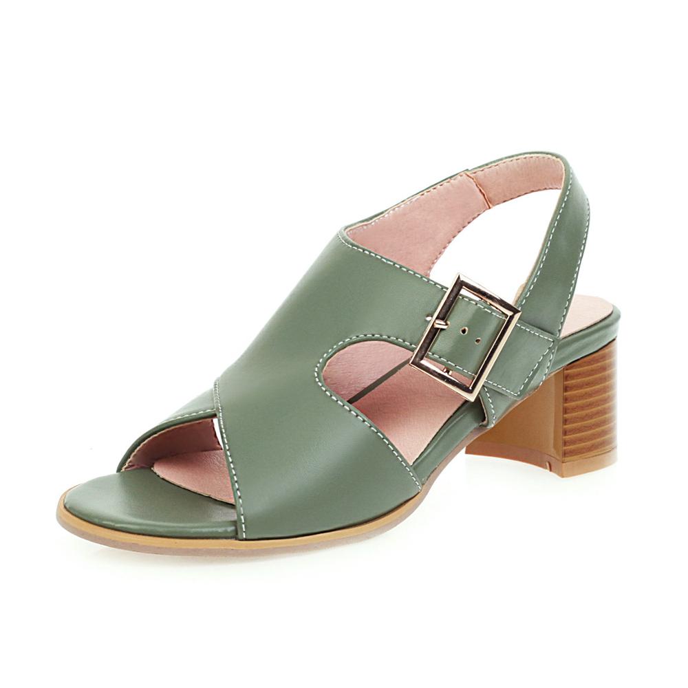 Zomer Vrouwen Sandalen Hoge Hakken Gesp Vis Mond Gladiator Pumps Sexy Ladies Party Schoenen Sandalia Mujer 34 -43