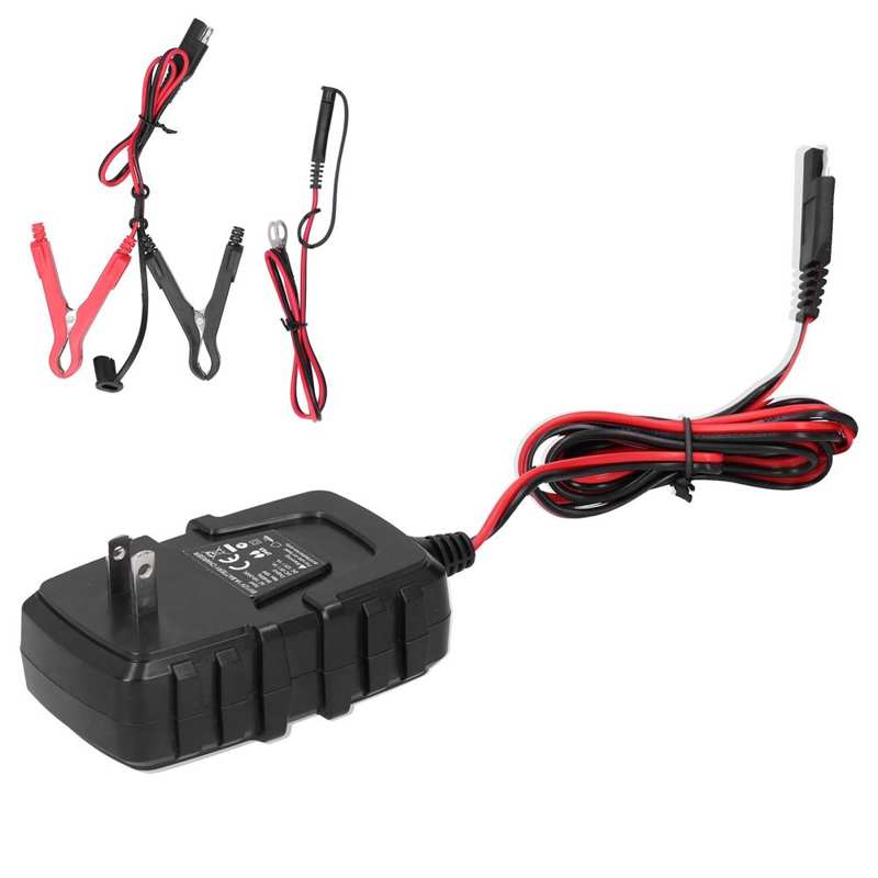 Starter Parts Battery Charger Maintainer 6V 12V 1A Intelligent Charging for Car Motorcycle US Plug 110-240V car