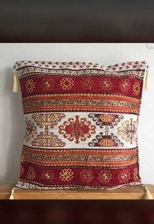 Turkish Ottoman Style Cushion Pillow Cover 17 "x 17"
