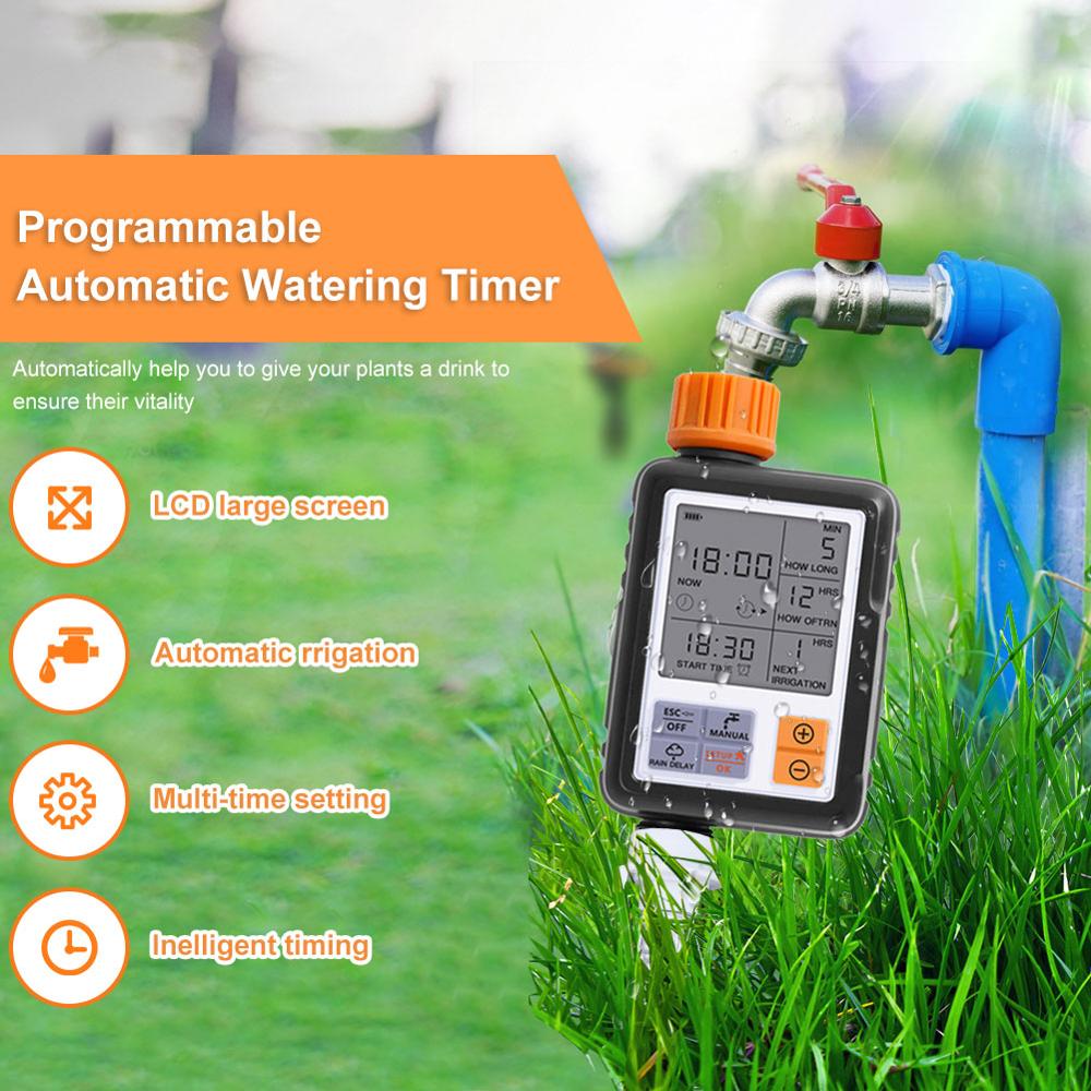 Automatische Elektronische Wasser Timer Lcd Bildschirm Sprinkler Regler draussen Garten Timer Automatische Bewässerung Gerät Bewässerung Werkzeuge