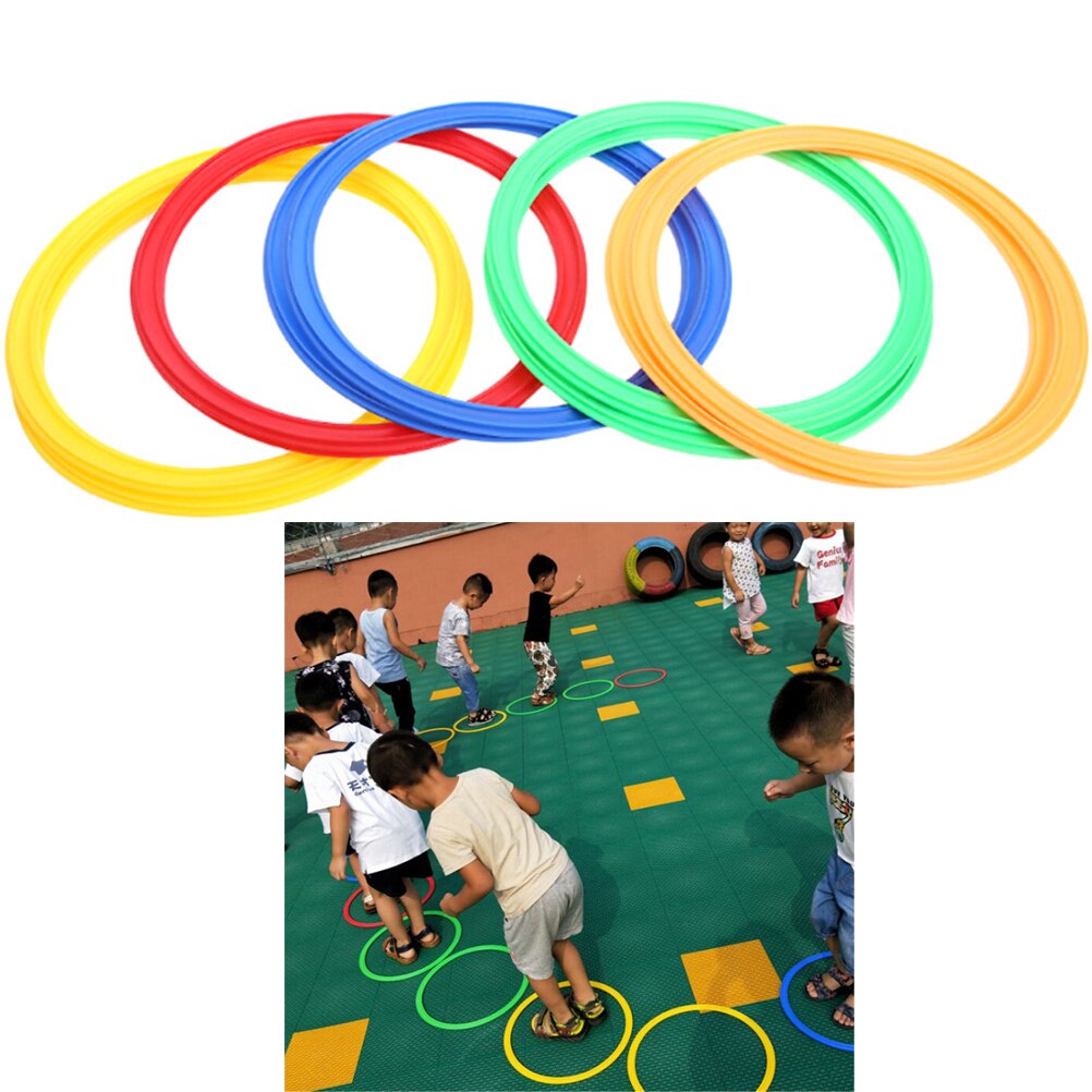Kids Outdoor Vermogen Training Jump Spel Speelgoed Montage Ringen Beweging Ontwikkelen Springen Speelgoed Voor Kinderen