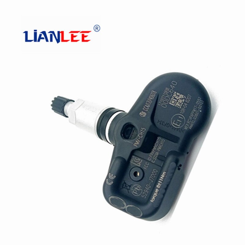 4 stk/parti for 2022 2023 kia ceed [cd] 433 mhz tpms sensor dekk lufttrykk sensor 52940-j7000 52940 j 7000