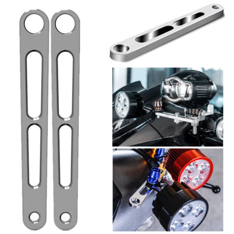 Adjust Motor Fork Mount, 1pc Universal Motorcycle Headlight Mount Brackets Fork Ear Chopper Headlamp Holder