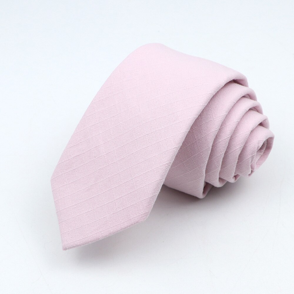 Ties for Men Cotton Linen Narrow Tie Skinny Cravat Neckties Men Party Skinny Tie Casual Neck Ties Neckwear Accessoried: 6