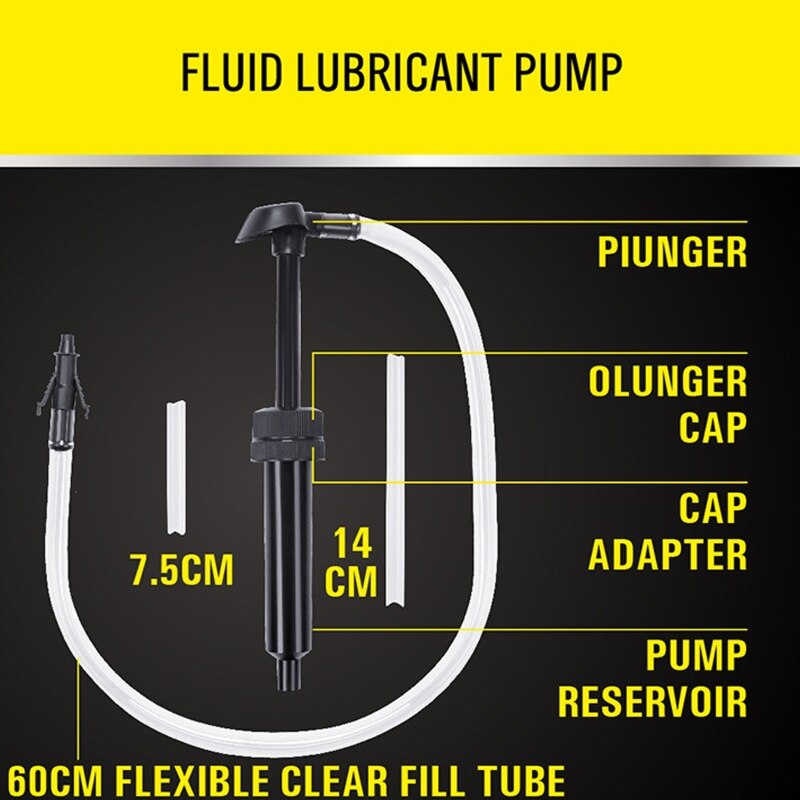 Fuel Oil Hand Siphon Pump Hand Transfer Petrol Liquid Fluid Pump Car Manual Gas Oil Liquid Syphon