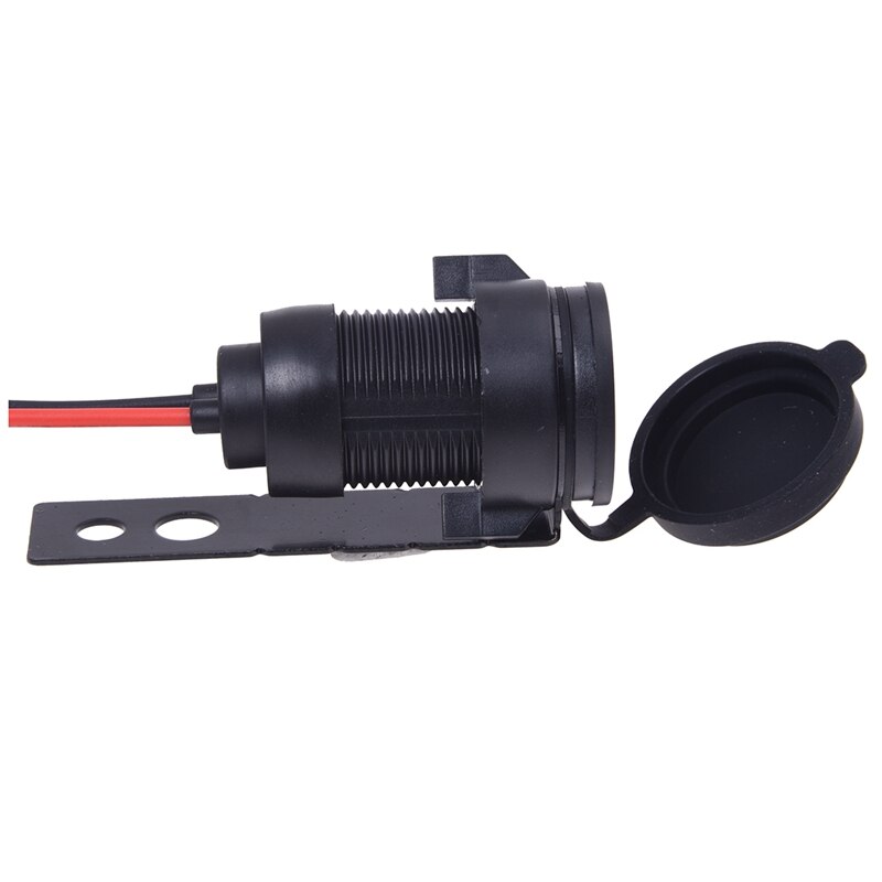 Moto oplader usb 12v sigarettenaansteker zwart waterdicht