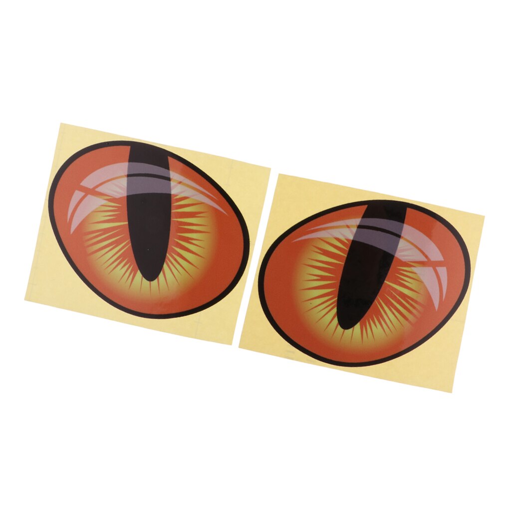 1 Pair 3D Cat Eye Car Decal Sticker Kayak Fishing ... – Vicedeal