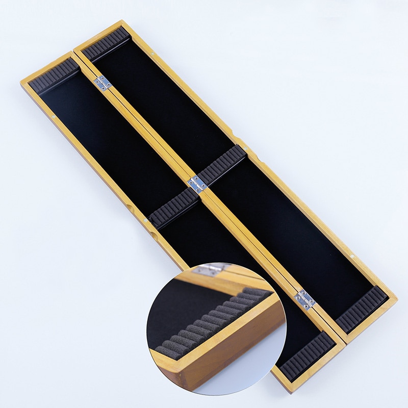 Caja de madera de para flotadores de pesca, aparejos de accesorios de pesca, 55x9cm
