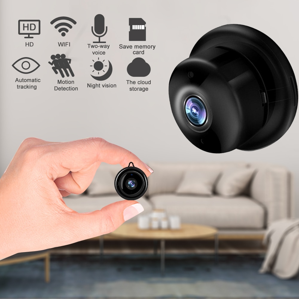 Draadloze Wifi Mini Ip Camera 1080P Hd Ir Nachtzicht Micro Camera Home Security Surveillance Wifi Babyfoon Camera