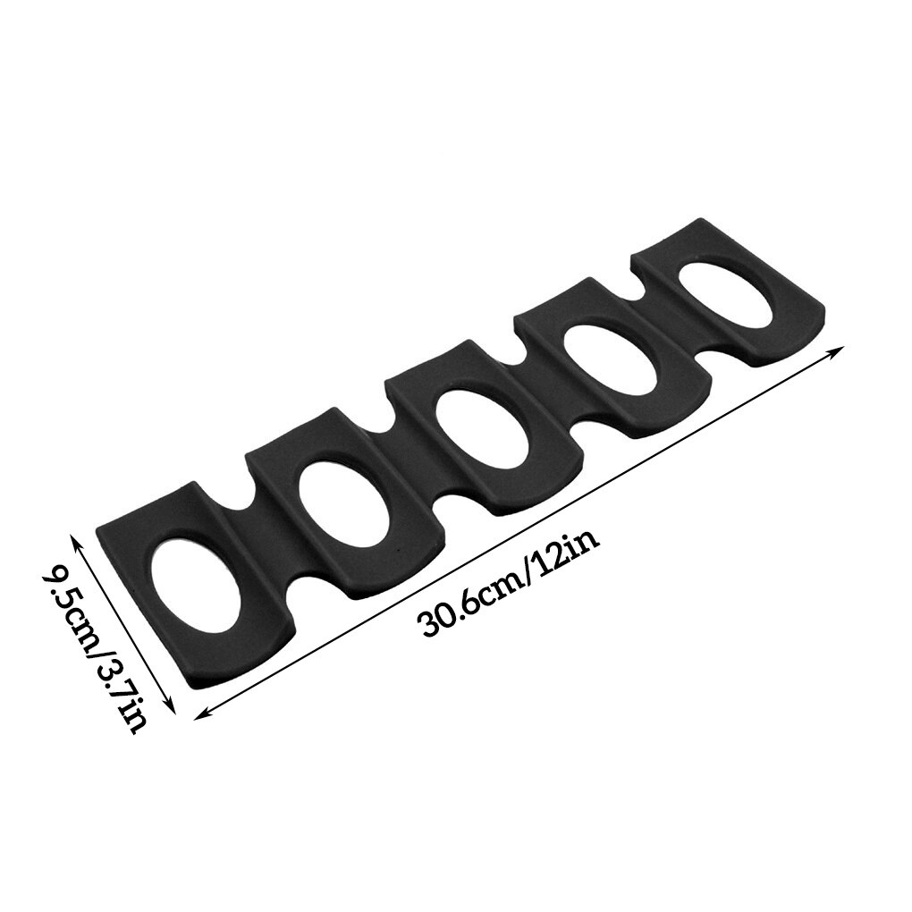 Bier Kan Anti-Slip Houder Siliconen Stacker Blikjes Koelkast Mat Dranken Rek Stapelen Tool Organizer Wijn Fles Houder: black