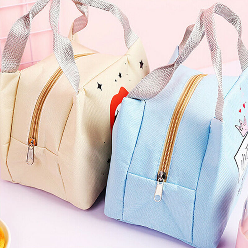 Mittagessen Tasche Nette reis ball sushi brief drucken Isolierte Thermische Kühlen Taschen Picknick Lebensmittel Box Versorgung schule außen Büro für mädchen