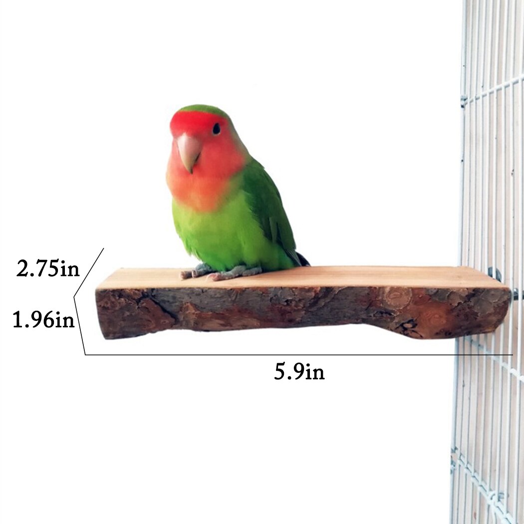 Pet Parrot Bird Standing Stick Wild Grape Wood Pole Bird Cockatiel Parakeet Perches Bite Claw Grinding Toy Bird Cage Accessories
