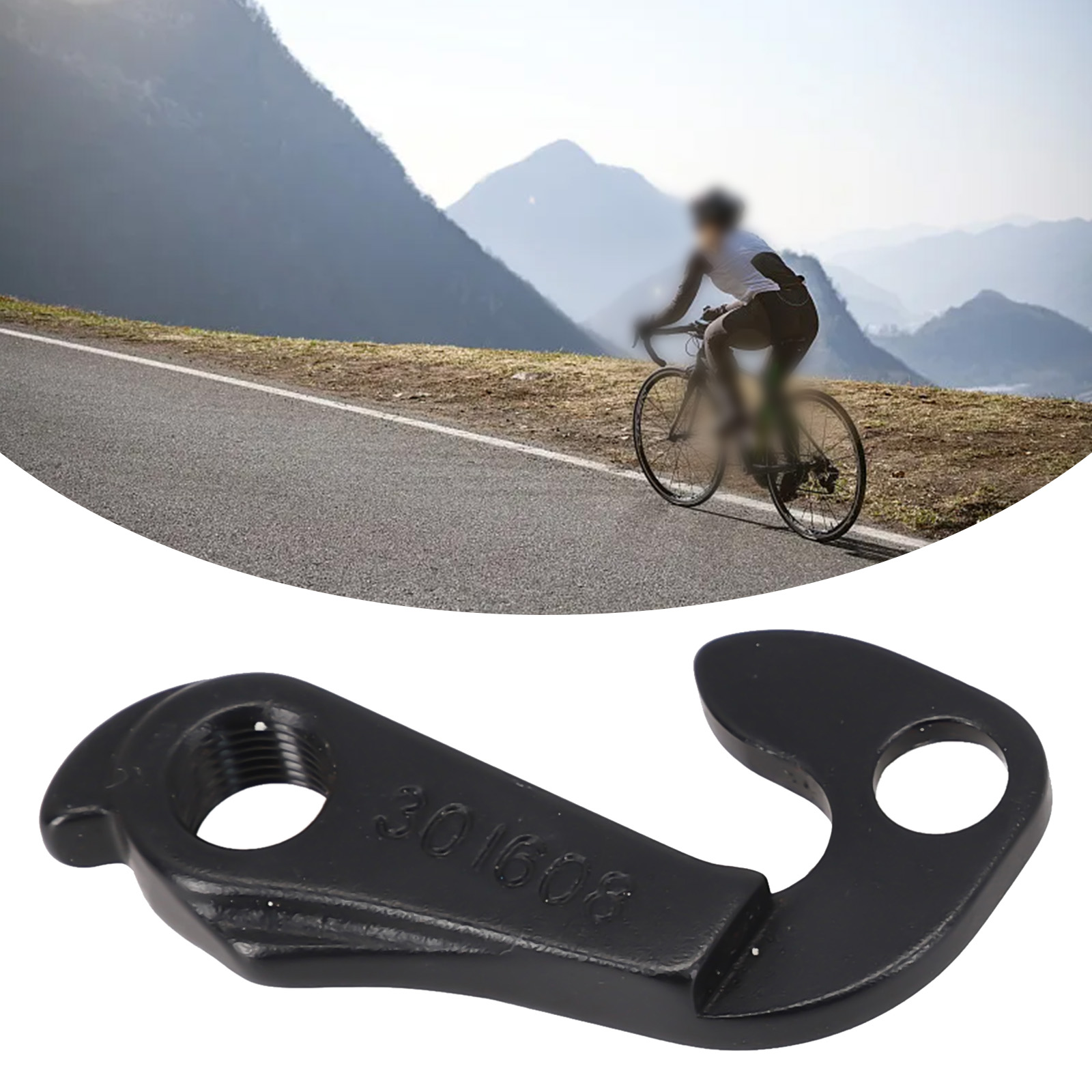 Gancho de suspensión de cambio de bicicleta de aleación de aluminio, accesorios de engranaje trasero para Trek 301608 resistente y fácil instalación
