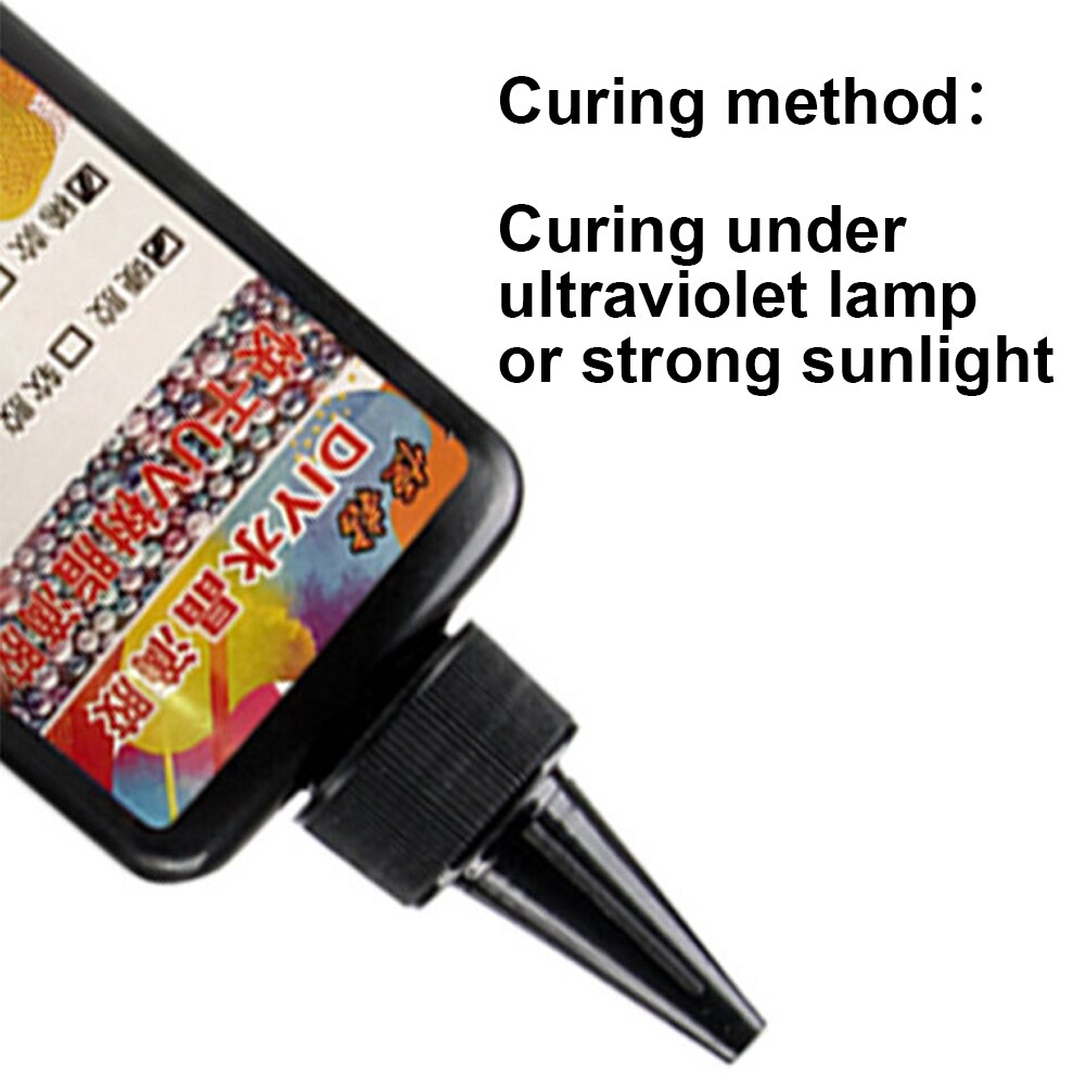 50g Ultraviolet Curing Epoxy Resin Solar Cure Coating For DIY Jewelry Making Hard Transparent Glue Sunlight Activated Casting