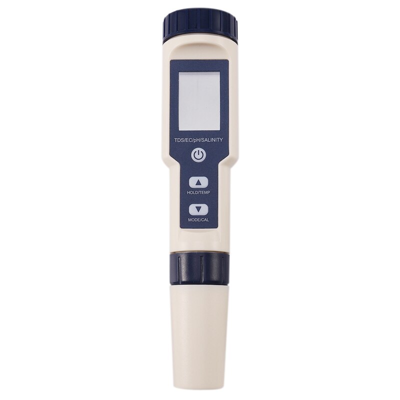 Digital Water Tester 5 1ph tester digital Salinity/Temperature Tester Pen Multi-Function water monitor: Without Light