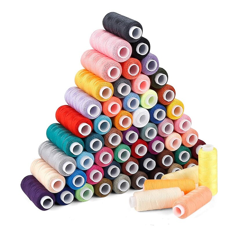 Naaigaren Set 60 Kleur 250Yd Elke Spoel Polyester ... – Vicedeal