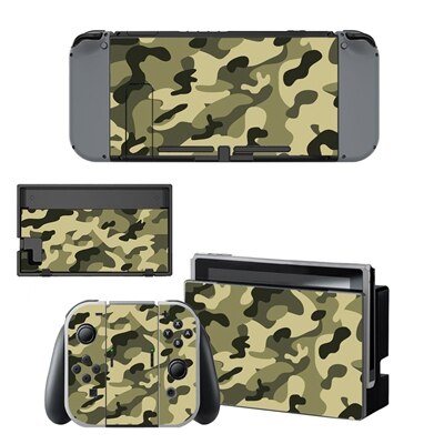 Cool CS Camouflage Sticker Vinyl Skin For Nintendo Switch NS Console Controller Protector Classic Cover Decals: YSNS0199