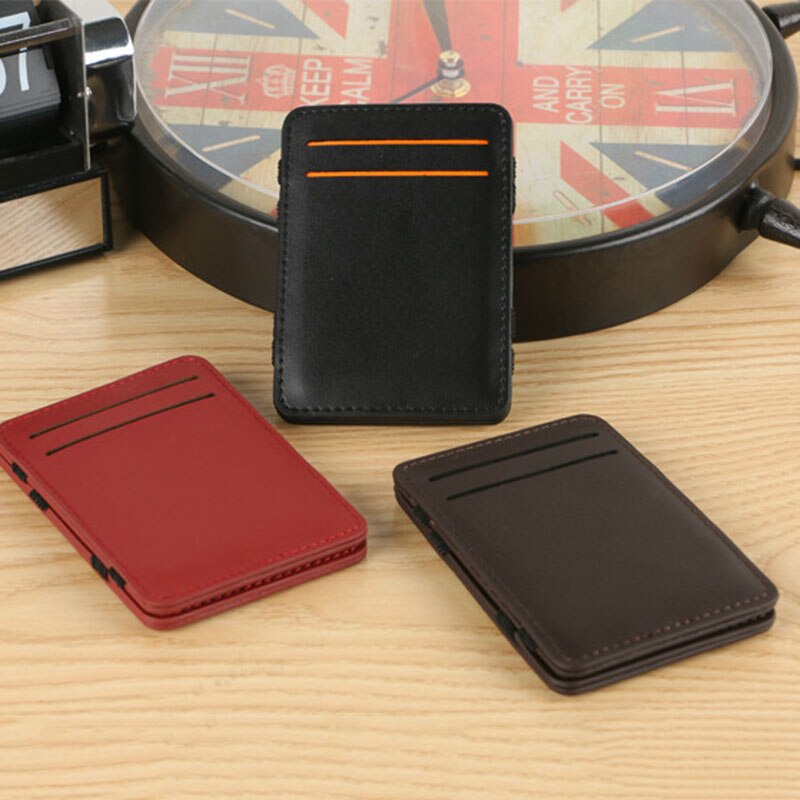 KUDIAN ours en cuir magique portefeuille hommes haute quantité portefeuille porte-cartes court petit sac à main carte organisateur BID111 PM49