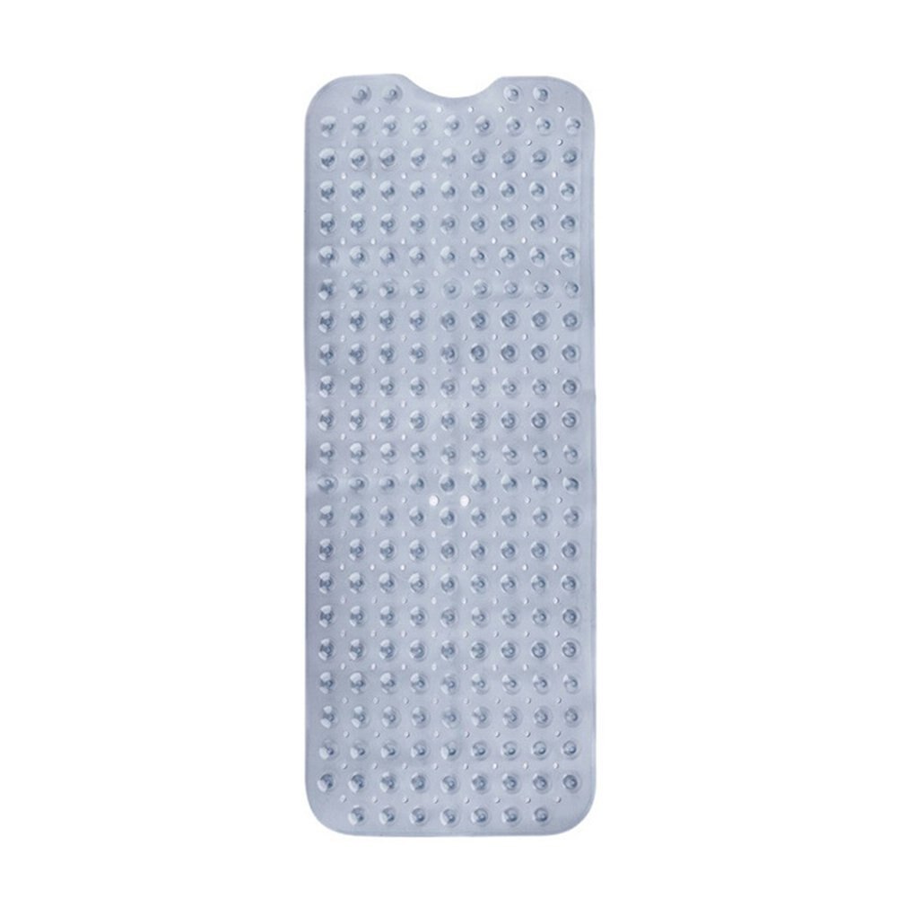 Antislip Badmatten Pvc Anti-Slip Badmat Zachte Badkamer Massage Mat Zuignap Douche Mat Tapijt antislip Bad Matten: Light Grey