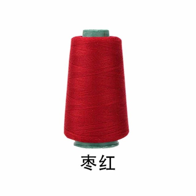 Carretes de hilo de poliéster para coser, resistentes y duraderos, para máquina de coser, acolchar, herramientas de costura de hilo de bordar, 40S/2 yardas: 2