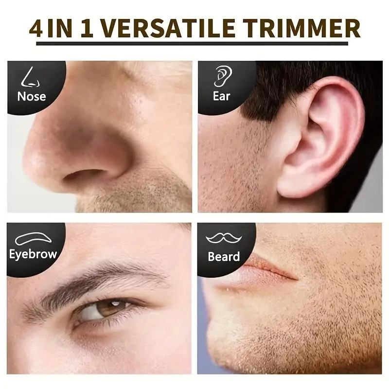 Kemei 4 In 1 Electric Rechargeable Nose And Ear Hair Trimmer Shaver Personal Care Tools For Men KM-6630