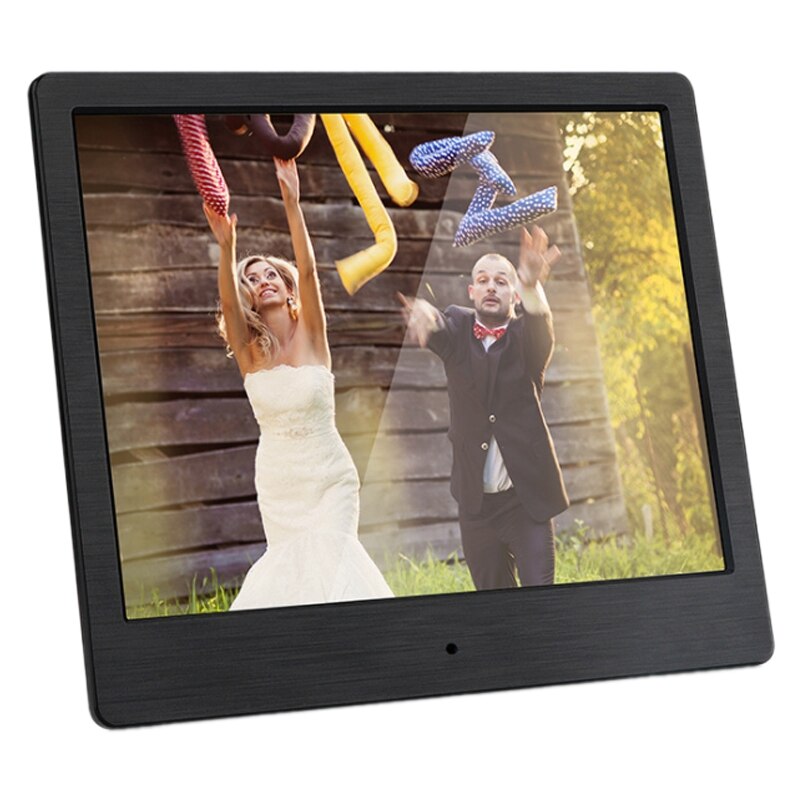 Digital Photo Frame 8 Inch Thin and Light Full HD Digital Photo Frame with Remote Control Built-in Speaker(EU Plug): Default Title