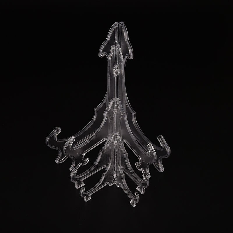 10 Inches Clear Transparent Display Easel Stand Plate Bowl Picture Frame Photo Pedestal Holder