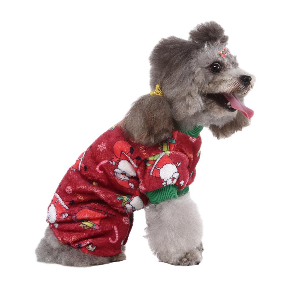 Hond Kerst Kleding Kleine Honden Santa Kostuum Voor Pug Huisdier Kat Kleding Jas Jas Huisdieren Kostuum Shirt Kerst