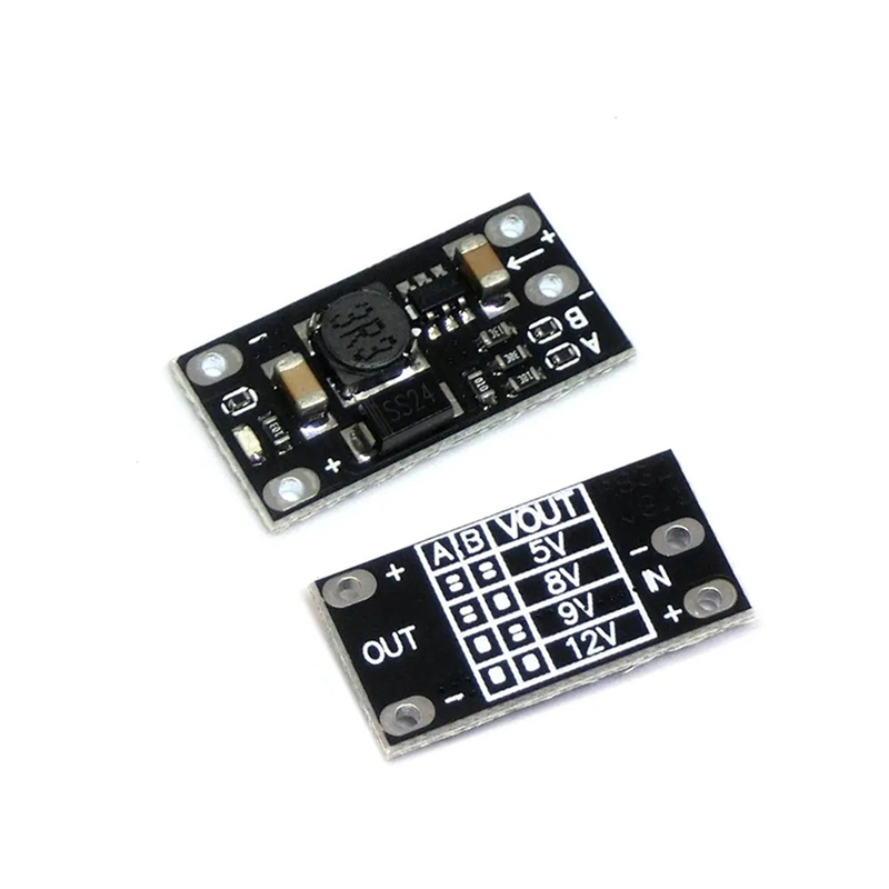 A99e-40 stück 3.7v to 12v mini-dc-aufwärtswandlerplatinen, ausgang 5v/8v/9v/12v dc-aufwärtsmodul, lithium-batterie-aufwärtsmodul