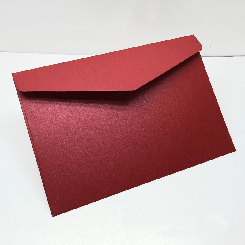 40pcs/pack Western Envelopes Vintage 250gsm Pearl Paper Business, Wedding, Party, Anniversity Envelopes 193mmX133mm
