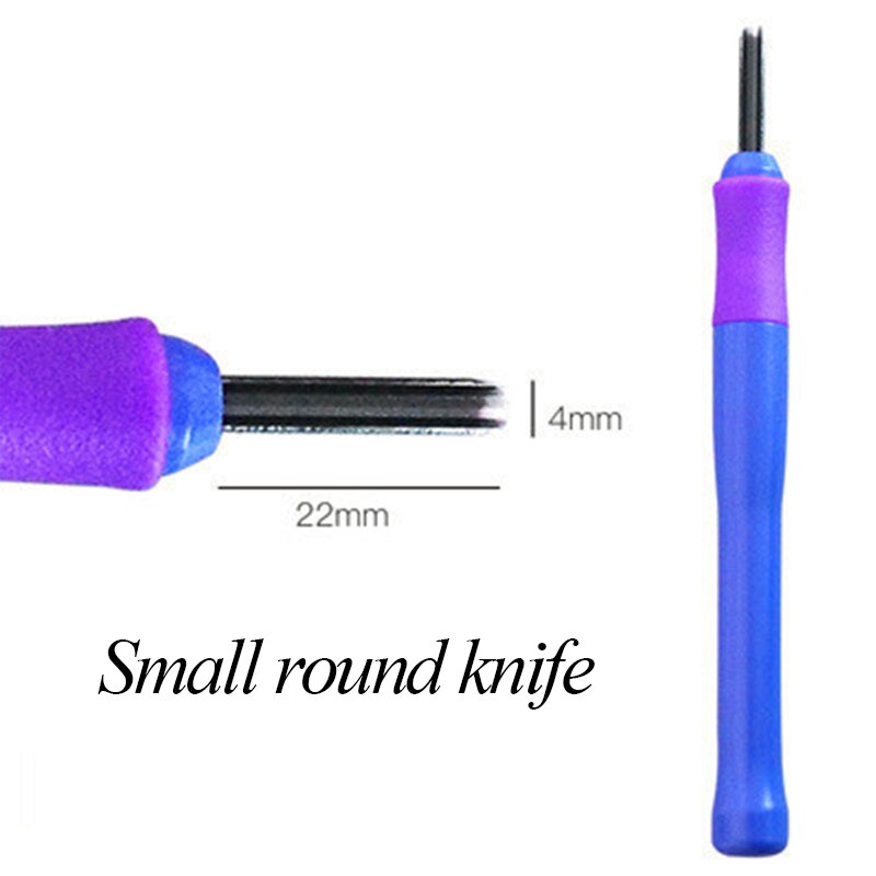 SAKURA 1pcs Wood Carving Knife Portable Art Pen Knife For Arts Wood Carving Tools Crafts Repair Multi DIY Hand Tools: Small round Knife