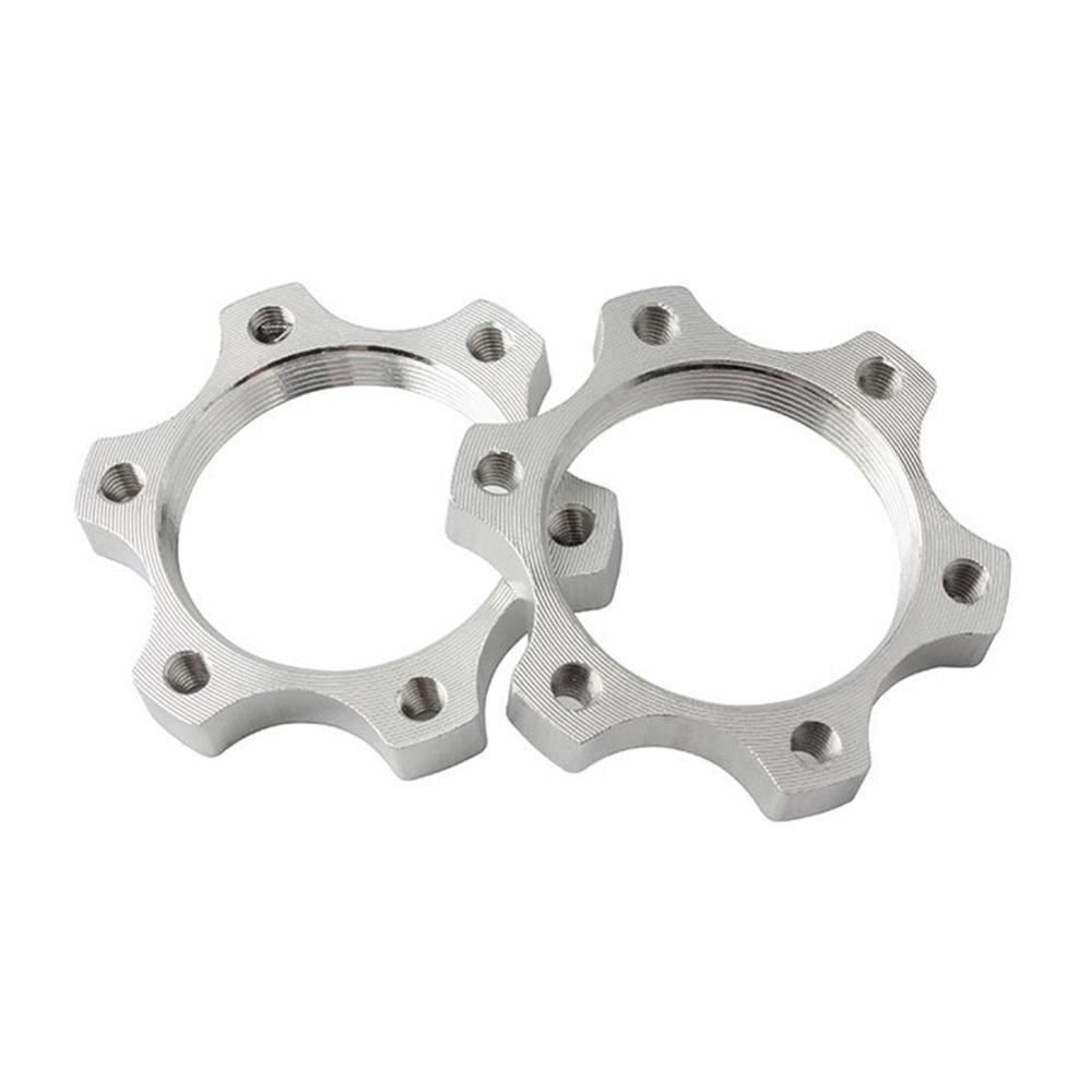 Threaded Hub to 6-Bolt Disc Brake Rotor Adapter Aluminum Alloy Flange Adapter, 44/48 mm