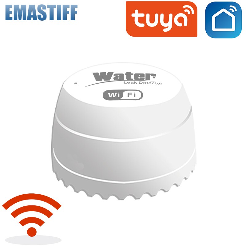 Tuya WIFI/Zigbee Water Leakage Detector Smart Home Water Flood Sensor Work With Tuya Zigbee Gateway Support Smart Life APP: WIFI Version
