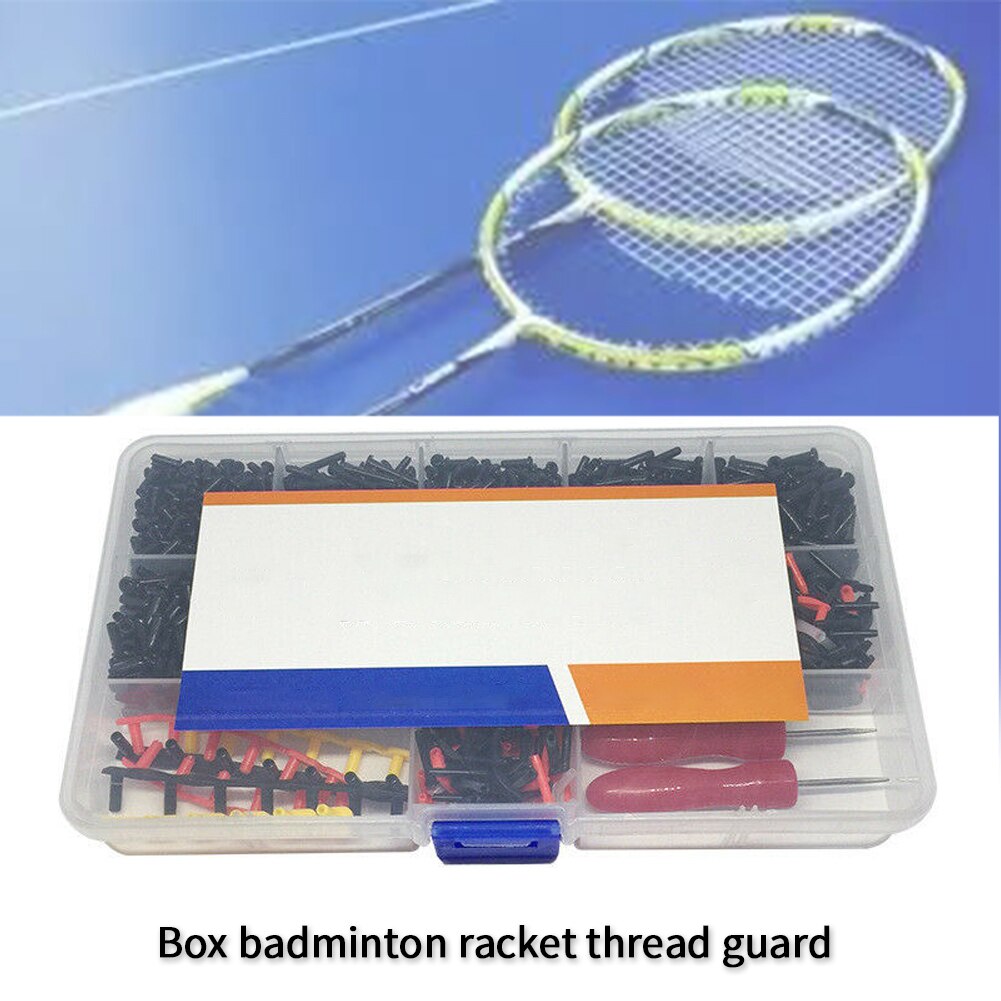 Avec outil de cordage raquette tube Tennis sport seau oeillet ligne accessoires durables grand paquet raquette Badminton passe-fil