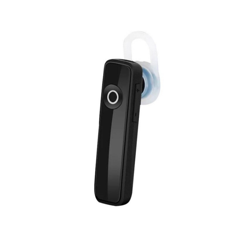 Novo fone de ouvido hd estéreo sem fio, fone de ouvido bluetooth para iphone xiaomi sport com microfone handsfree: Black